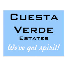 Cuesta Verde Estates Postcard