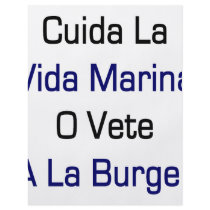 Cuida La Vida Marina O Vete A La Burger flyers by Supernova23 Cuida La Vida Marina O Vete A La Burger flyers
