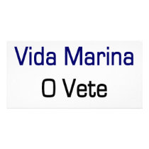 Cuida La Vida Marina O Vete A La Burger Photo Cards