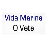 Cuida La Vida Marina O Vete A La Burger Photo Cards
