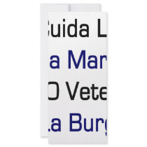 Cuida La Vida Marina O Vete A La Burger rack cards by Supernova23 Cuida La Vida Marina O Vete A La Burger rack cards