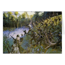 Cuidado Take Care Bushmaster with Bolo Greeting Cards