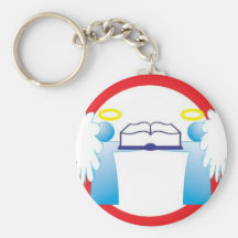 Cuide bem do livro anjinho sinal de transito key chains