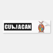 CULIACAN PEGATINA DE PARACHOQUE