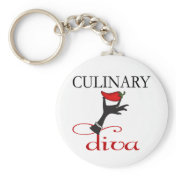 Culinary Diva Key Chains