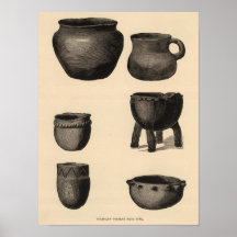 Culinary pottery from Zuni Poster