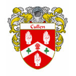 Cullen Coat of Arms (Mantled) t-shirts