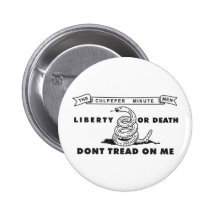 Culpeper Minute Men flag Pinback Buttons