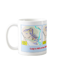 Culp's Hill map cup mugs by hjespersen Culp's Hill map cup mugs