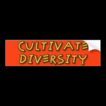 Cultivate Diversity bumper stickers