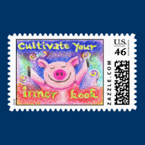 Cultivate Your Inner Kook Postage Stamps
