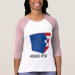 Ladies 3/4 Sleeve Raglan (Fitted)
