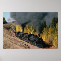 Cumbres and Toltec Railroad, No. 487 and No. 484m, Posters