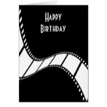 Cumpleaños de la tira de la película feliz felicitación