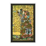 Cumplimiento (el abrazo) por Gustavo Klimt Lienzo Envuelto Para Galerias