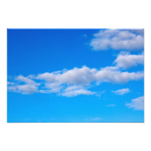 cumulus clouds over the western Antarctic Photographic Print