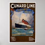 Cunard Line -Lusitania Print