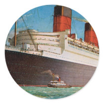 Cunard White Star Line's Queen Mary Stickers