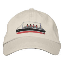 Cunarder embroidered hats