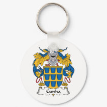 Cunha Family Crest keychains