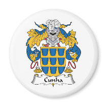 Cunha Family Crest magnets by coatsofarms Cunha Family Crest magnets