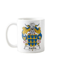 Cunha Family Crest mugs