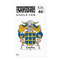 Cunha Family Crest Stamps
