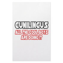 Cunilingus...All The Cool Boys Are Doing It stationery by Funny_MoFo_Shirts Cunilingus...All The Cool Boys Are Doing It stationery