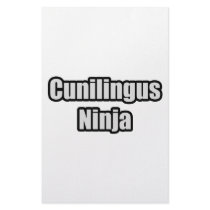 Cunilingus Ninja stationery