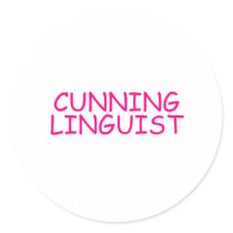 Cunning Linguist - funny offensive rude naughty stickers