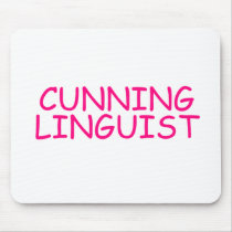 CUNNING LINGUIST MOUSE MAT