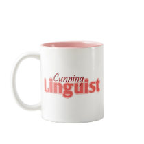 Cunning Linguist mugs