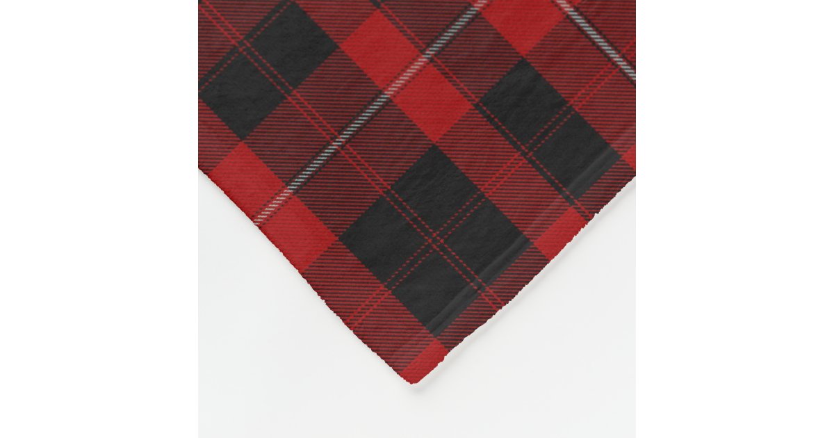 Cunningham Clan Tartan Plaid Fleece Blanket Zazzle