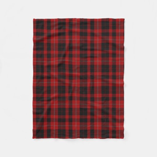 Cunningham Clan Tartan Plaid Fleece Blanket Zazzle