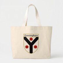 Cunningham Coat of Arms/Family Crest Canvas Bags