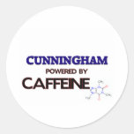 Cunningham powered by caffeine stickers