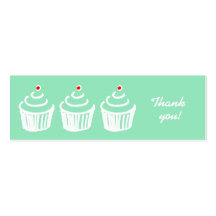 Cup cake love business cards