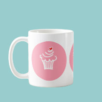 Cup cakes Love Pink Mug by vanillapod Cup cakes Love Pink Mug