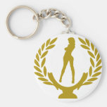Cup-crown-girl Key Chain