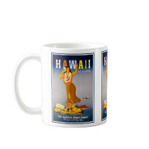 Cup-Hawaii Vintage Advertisement Coffee Mugs