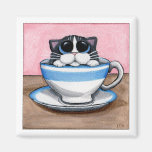 Cup O Kitty Magnet