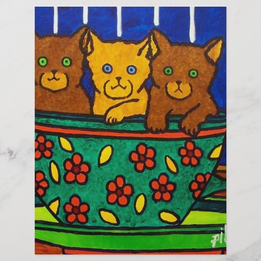 Cup of Cats by Piliero Flyer Design