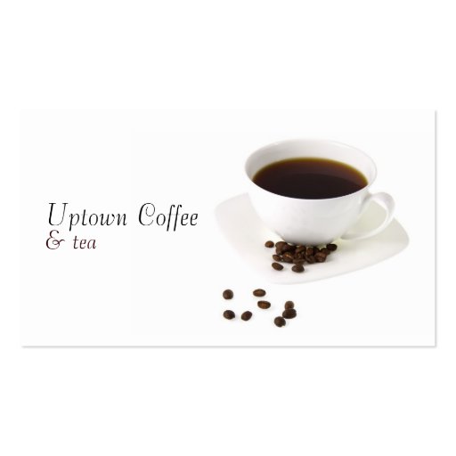 Cup of Coffee and Tea Business Card