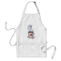Cup Of Coffee Apron by enilarwyn Cup Of Coffee Apron