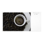 Cup of coffee/Cup of coffee Photo Card Template