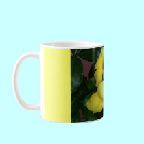 Cup  of Gold Flower Mug