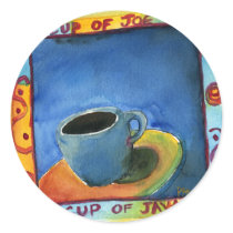 Cup of Java Cup of Joe stickers by lakeerieartists Cup of Java Cup of Joe stickers