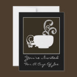 Cup Of Joe Invitation invitations