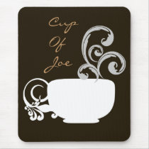 Cup Of Joe Mousepad by 13BlackCatsDesigns Cup Of Joe Mousepad
