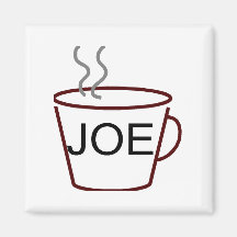 Cup of Joe Refrigerator Magnet